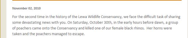 Lewa Wildlife Conservancy We25