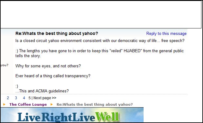 Can you see this on Yahoo? Alah10