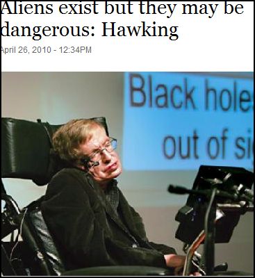 Aliens may exist but mankind should avoid contact advises Stephen Hawking Steveh10