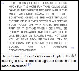 The Zodiac Killer, can you solve the puzzle? Zodiac11