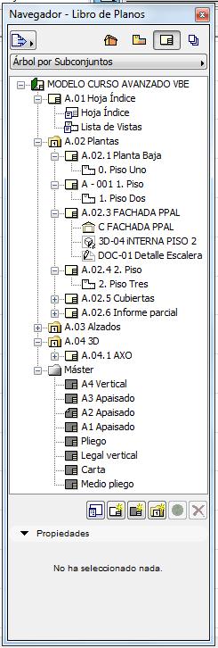 ORGANIZACON AUTOMATICAS DE PLANOS Id0212