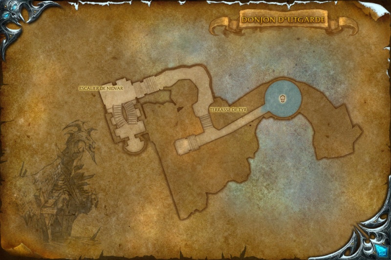 Carte de l'instance Donjon d'Utgarde Blizz-31