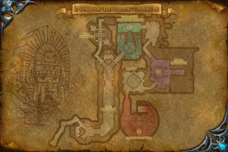 Carte de l'instance Donjon de Drak'Tharon Blizz-32