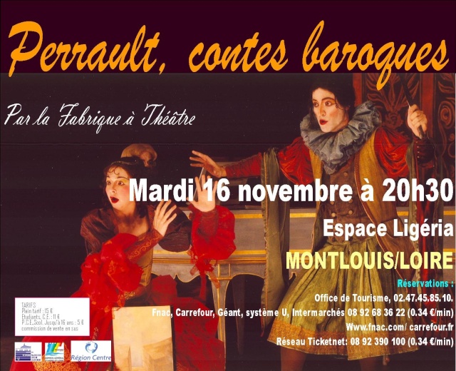 Le mardi 16 novembre 2010 - La Fabrique à Théâtre, spectacle - Contez-moi Monsieur Perrault - Espace Ligéria Untitl10