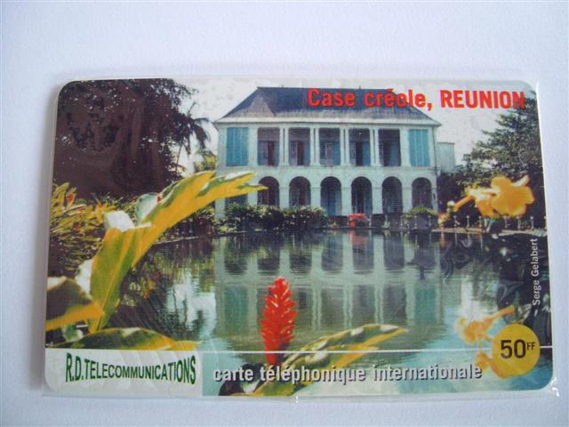 telecartes prepayées de l'ile de la Reunio Reunio10