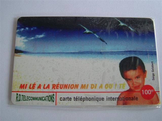 telecartes prepayées de l'ile de la Reunio Reunio20