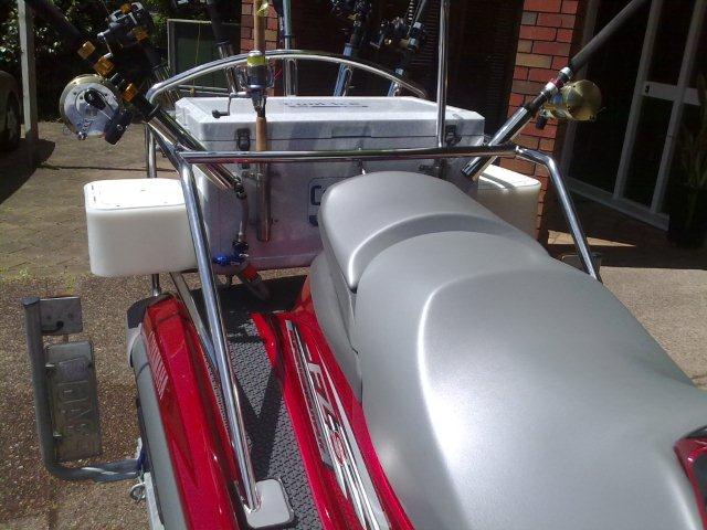 How to fit a 100 Litre bin and livebait tank to a Jetski - Version One! 06032012
