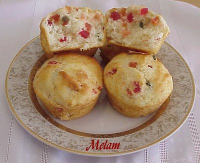 Muffins aux fruits confits Muffin12