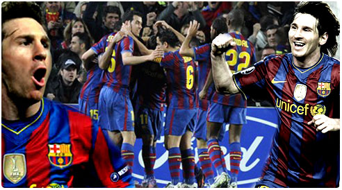 ميسي يُبهر العالم ويقود برشلونة لنصف النهائي 20104610