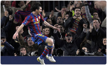 ميسي يُبهر العالم ويقود برشلونة لنصف النهائي 20104614