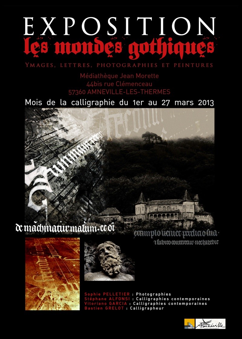 EXPOSITION "LES MONDES GOTHIQUES" ... Amnéville (57) Affich10