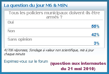 Le "bon peuple" veut une police mieux armée ! Police10