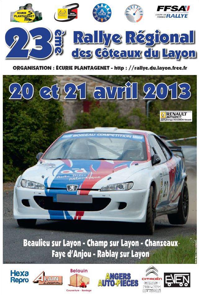 Rallye régional des côteaux du Layon ce week end 20 & 21 Avril 2013 Rallye10