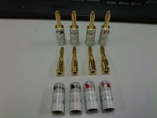 Nakamichi Speaker banana plug (New) 11112012