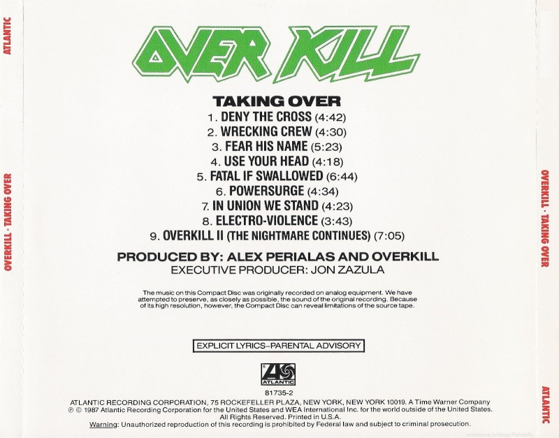 Overkill  2back10
