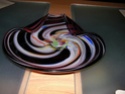 Swirl Glass Dish Sany0046