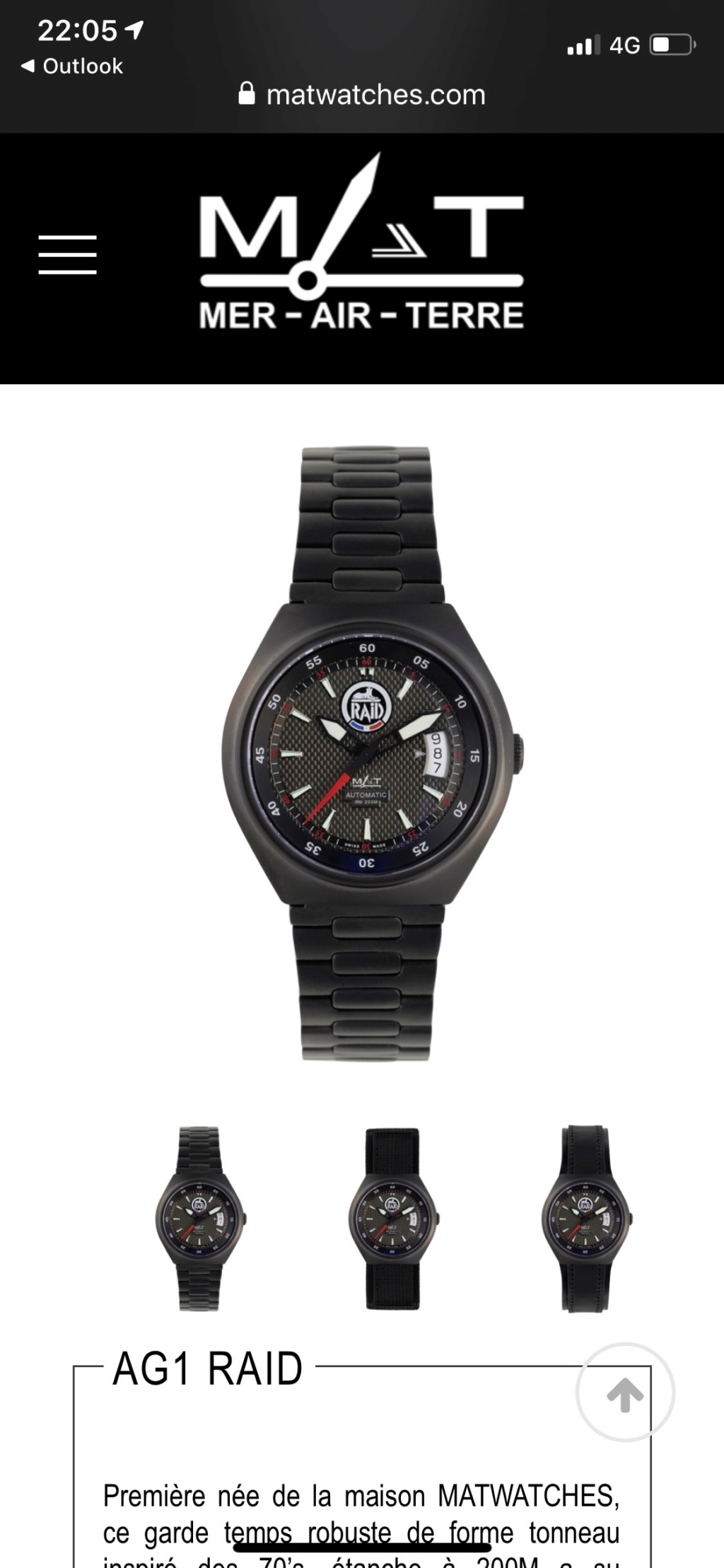 Montres MATWATCHES - Mer Air Terre - Page 41 4db73310