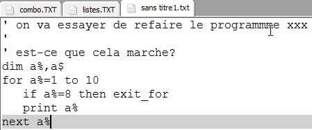 concevoir un programme avec des images. Xed_ba10