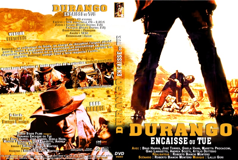 Durango encaisse ou tue ( Arriva Durango : Paga o Muori ) –1972- Roberto BIANCHI MONTERO Durang10