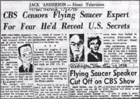 A History of Government Management of UFO Perceptions Through Film and Television Cbs10
