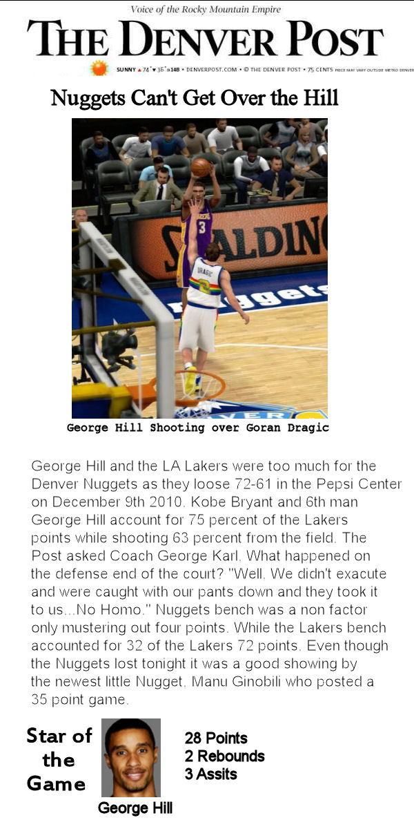 Denver Nuggets Lakers11