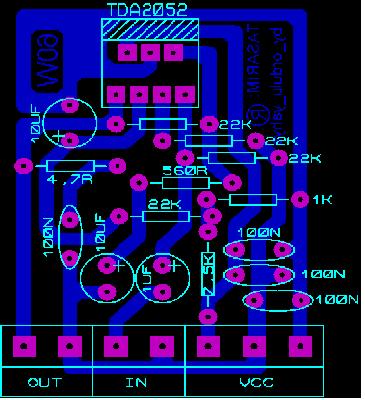 AMPLI TDA 2052-HELP  Pcb11