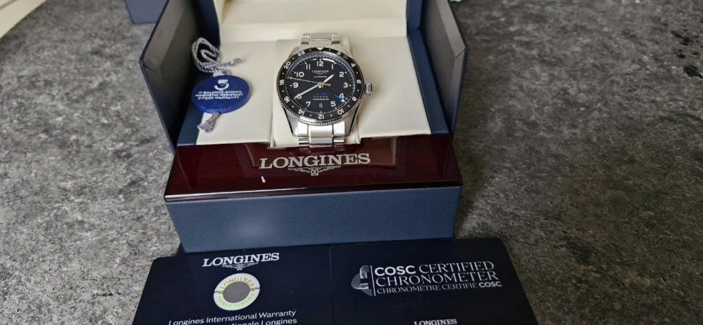 [VENDU] Montre avigation Longines Spirit Zulu time GMT -42 mm :  1900€ 20240253