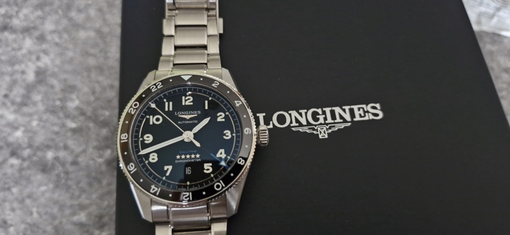 [VENDU] Montre avigation Longines Spirit Zulu time GMT -42 mm :  1900€ 20240254