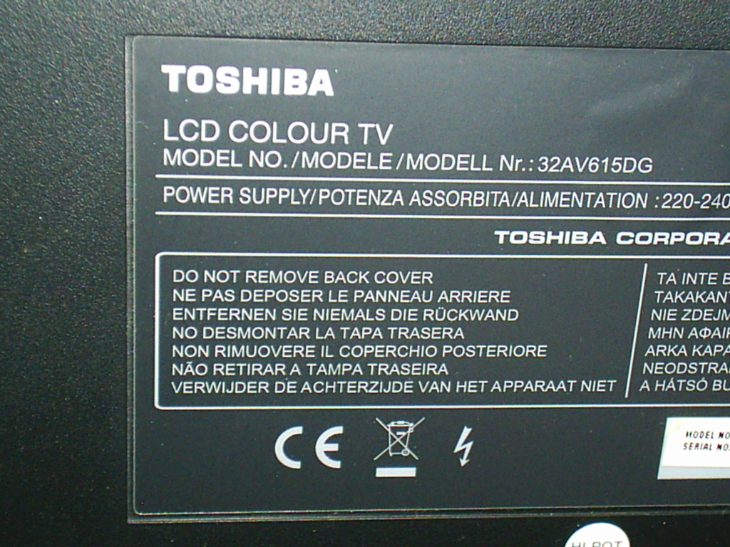 دامب مجرب +ابروم TOSHIBA 32AV615DG 113