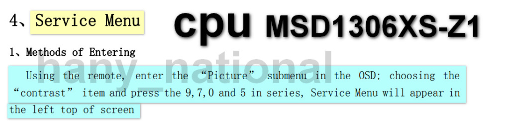 سرفيس مود يونيفرسال 40 بوصه  universal-model lem-40p1-fupb-main-ms1306 Msd13010