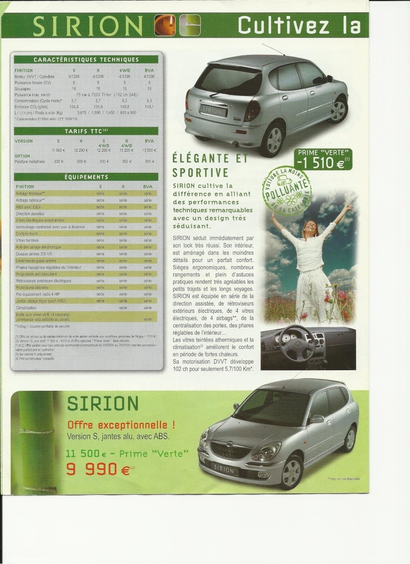 Documentation commerciale Sirion (phase 3) 2002-2004 Scan910