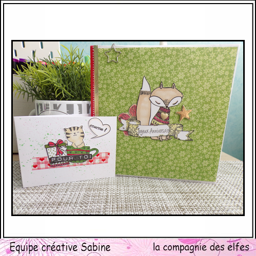 Cartes créatives Décembre 2019. Sabine86