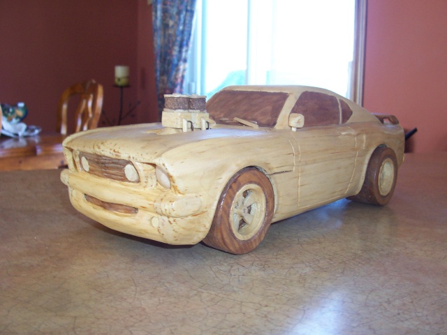 AUTO - ma passion pour les voiture  et le bois =Model réduit en bois hot-rod /cobra et autre - Page 2 Mustan10