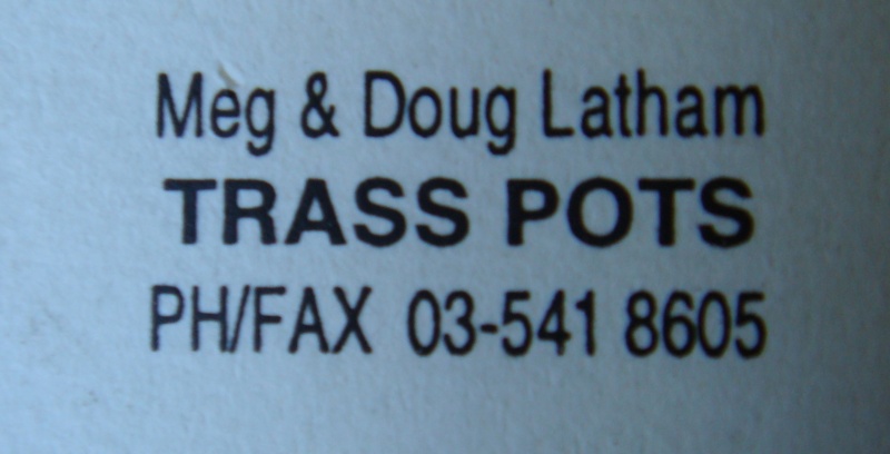 Meg & Doug Latham pottery mark ~ MAD ~ Trass Pots Dsc04113