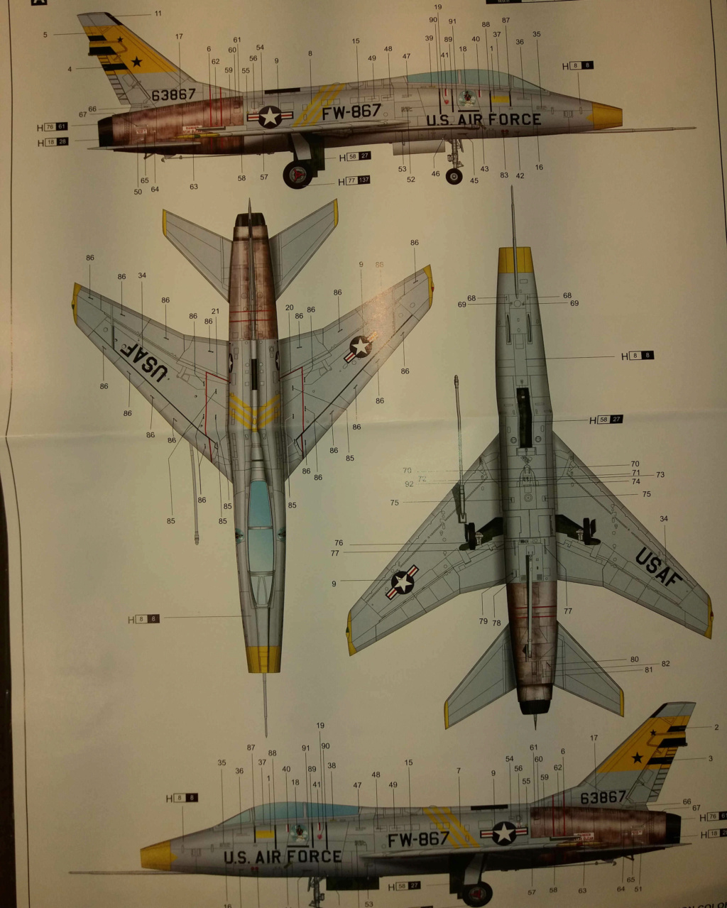 [Trumpeter] NA F-100F Super Sabre 513