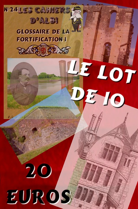 LES CAHIERS D'ALBI (fortifications, génie, artillerie, infanterie, munitions.... Lot_de10