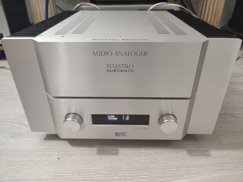 VENDUTO  prov.(PI) Amplificatore integrato Audio Analogue Maestro 200 SE Img_2010