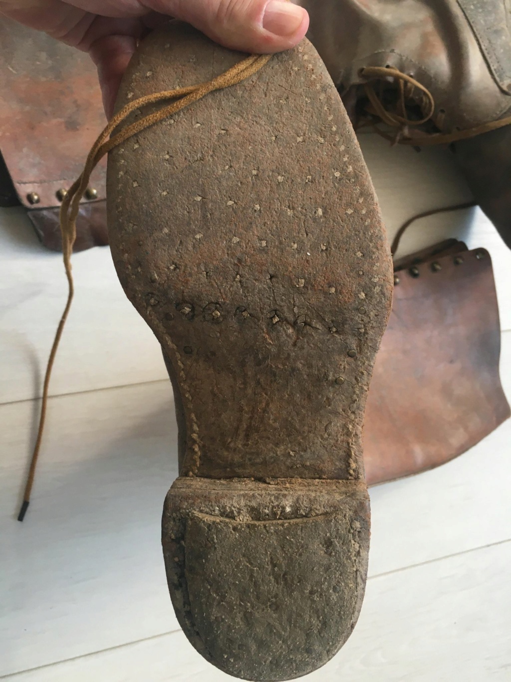 (P) Paire de bottes à l'aviateur (sur le modèle 1917) VENDUE 3208