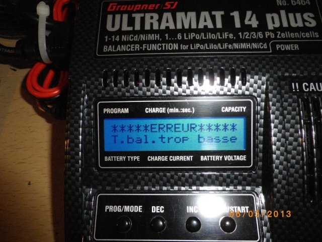 Chargeur Graupner Ultramat 14 plus ou iMax B6 127