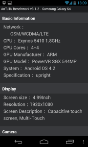 Стали известны точные характеристики Galaxy S4 Screen11