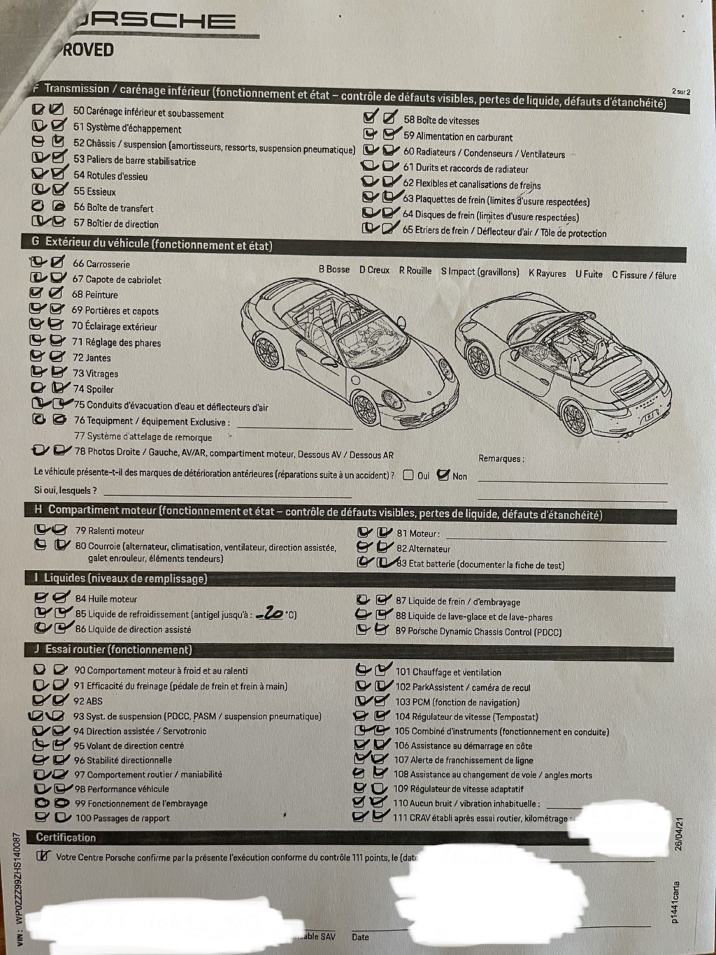 111 points de contrôle pour PA D6116b10