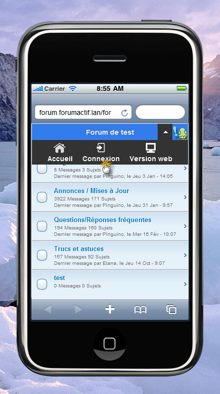 [Forum]Forum version SmartPhone/Mobile iPhone/Android/Window Connex11