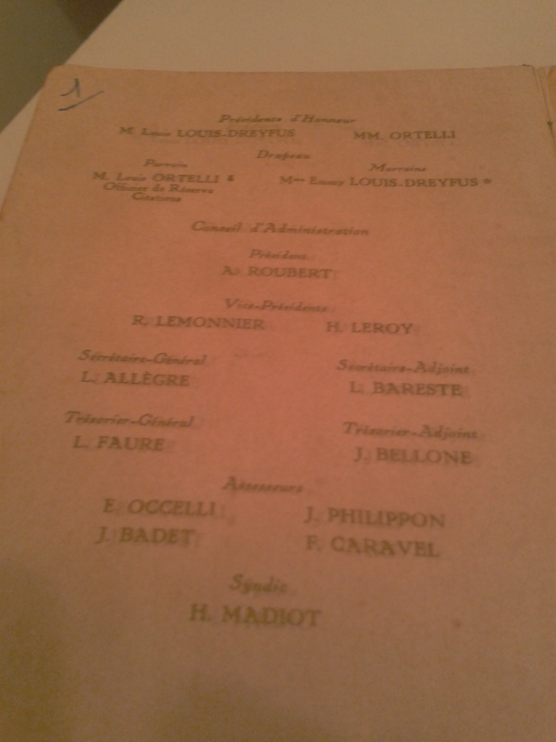 Livre d'or 1934 de l'association amicale mutuelle des chauffeurs français Bureau10