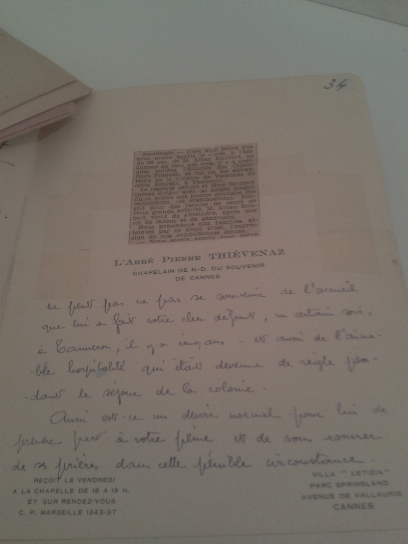 Livre d'or 1934 de l'association amicale mutuelle des chauffeurs français Necro10