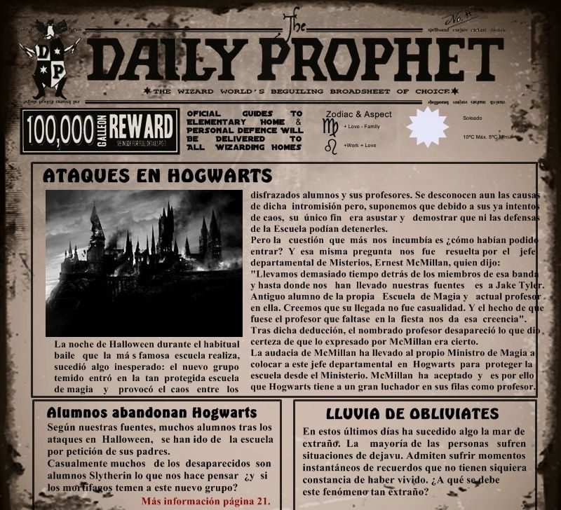 EXTRA: Hogwarts Atacada!! ¿Qué pasará ahora? (PRENSA) Period10