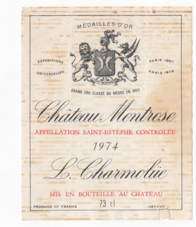 Les étiquettes des vins du Médoc Chatea16