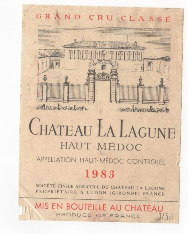 Les étiquettes des vins du Médoc Chatea54