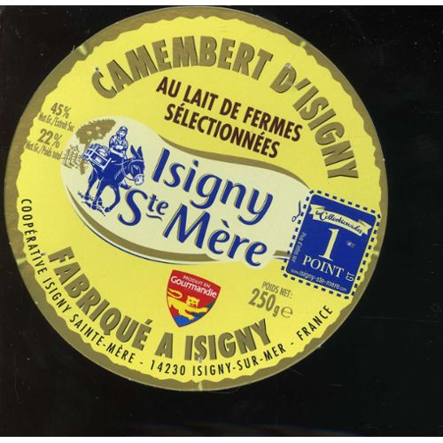 conflit entre le « Camembert de Normandie » et le « Camembert fabriqué en Normandie » Etique10