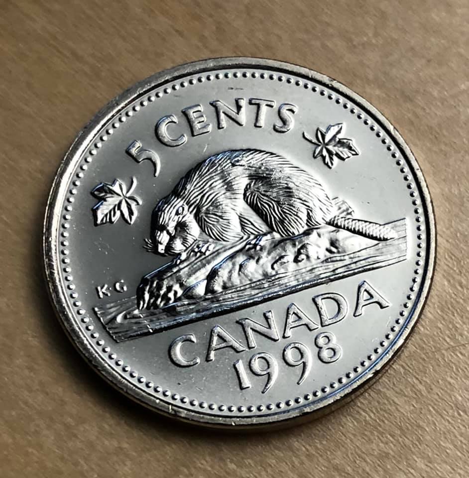 1998 - Éclat de Coin Dos du Castor (Die Chip on Bvr's) 13619510