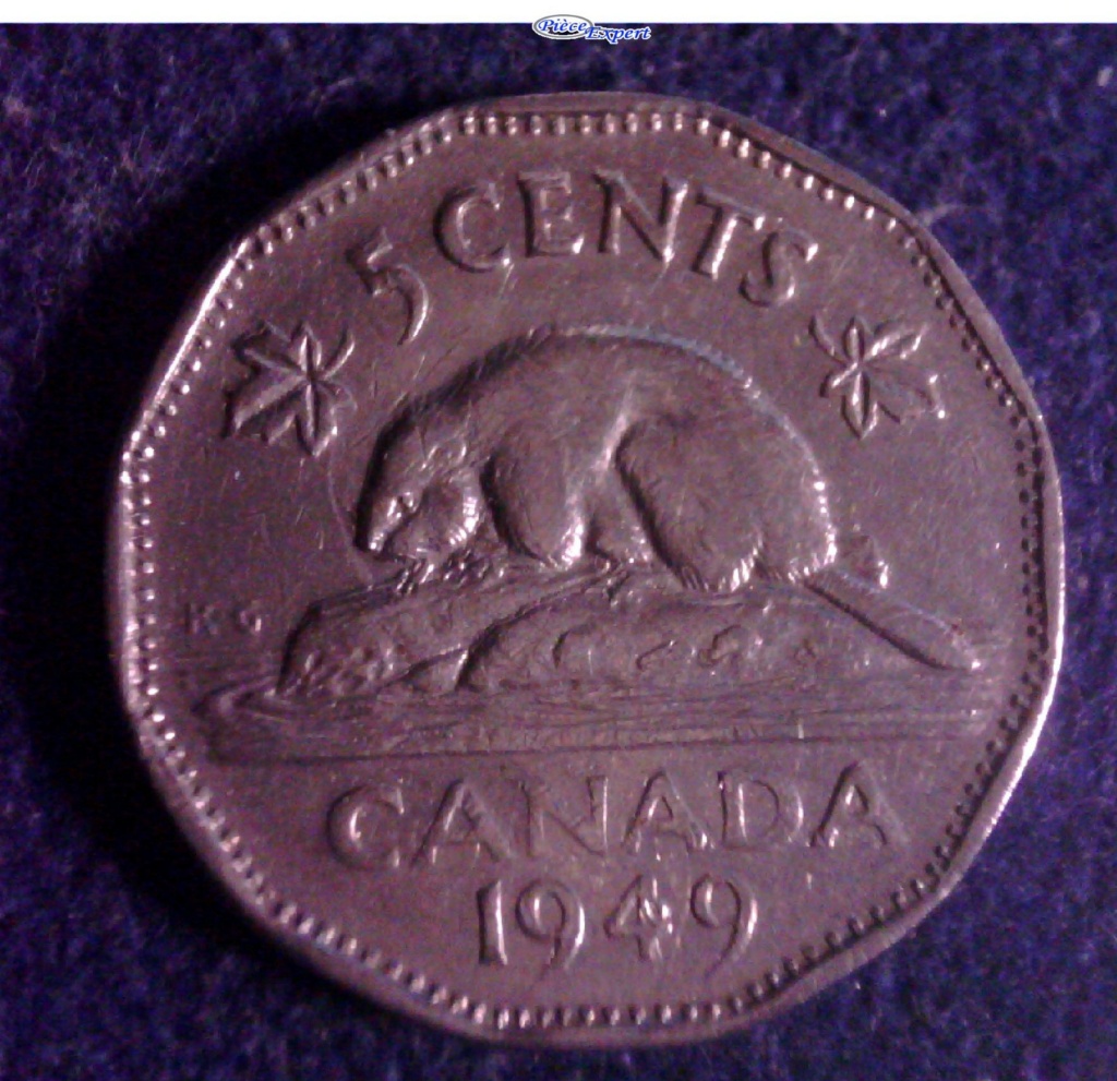 1949 - Dbl. Revers / Avers  Coins détériorés, entrechoqués, obtrués & polie A10